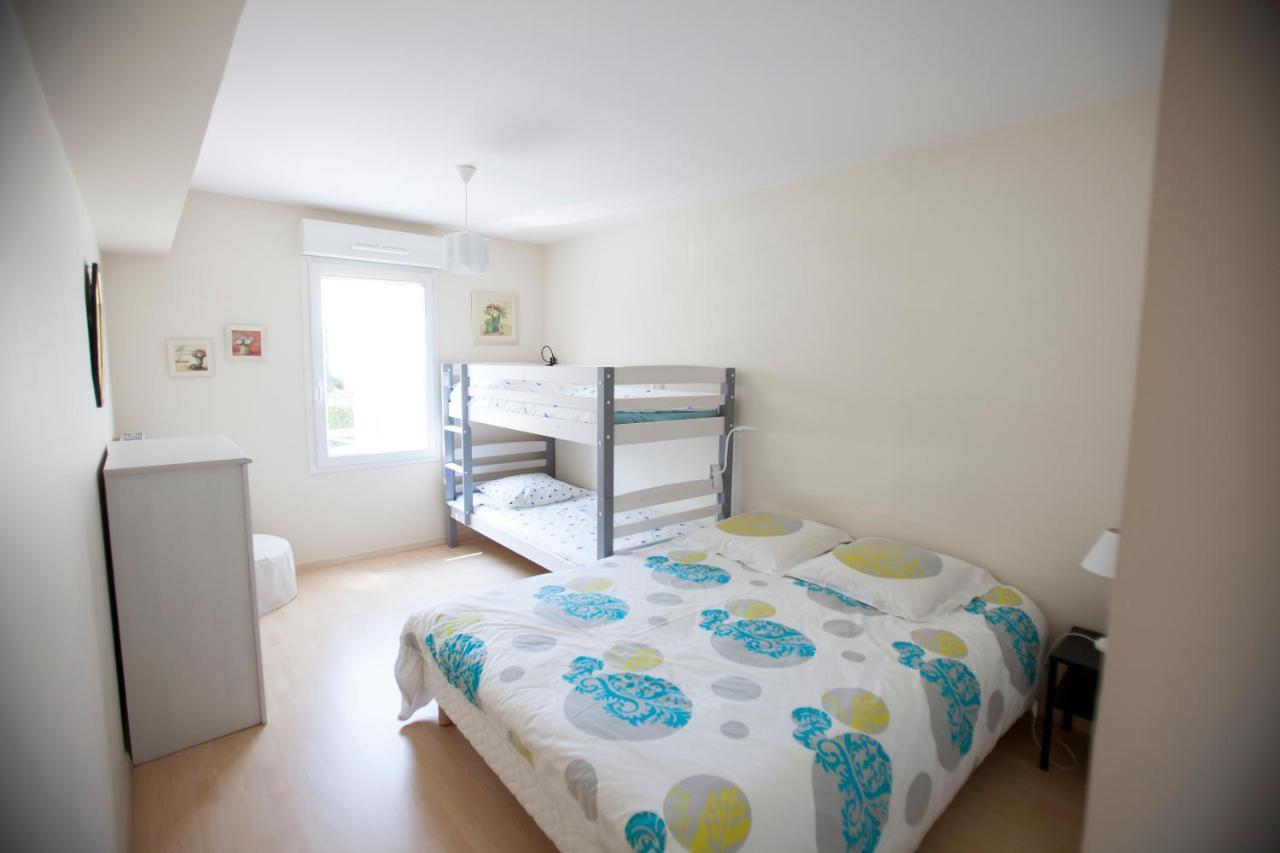 Appart Résidence proche plage avec piscine et parking couvert privé Merville-Franceville-Plage Extérieur photo